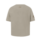 NBA NEW YORK KNICKS NEUTRAL T-SHIRT À MANCHES COURTES ET À COUPE CARRÉE POUR FILLE JUNIOR (TAUPE)