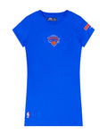 NBA NEW YORK KNICKS CLASSIC ROBE T-SHIRT POUR FILLE JUNIOR (BLEU ROYAL)