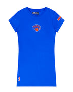 NBA NEW YORK KNICKS CLASSIC ROBE T-SHIRT POUR FILLE JUNIOR (BLEU ROYAL)