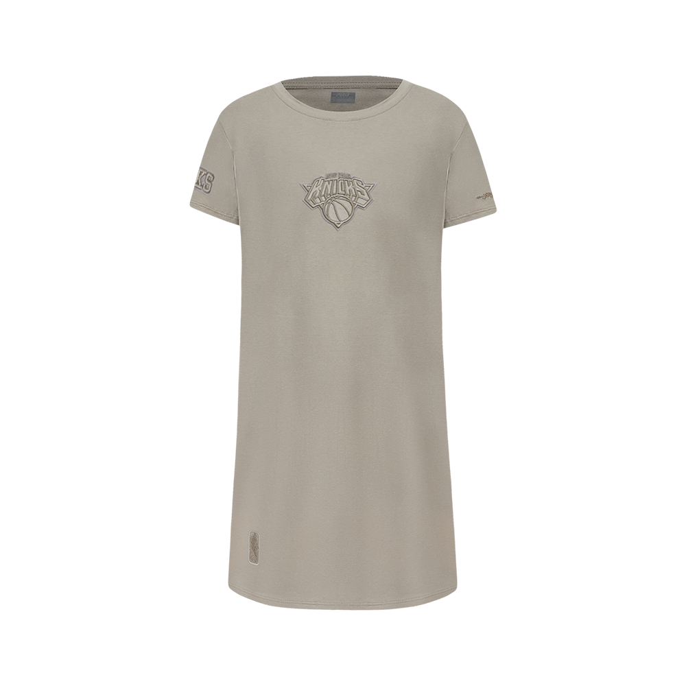 NBA NEW YORK KNICKS NEUTRAL ROBE T-SHIRT POUR FILLE JUNIOR (TAUPE)