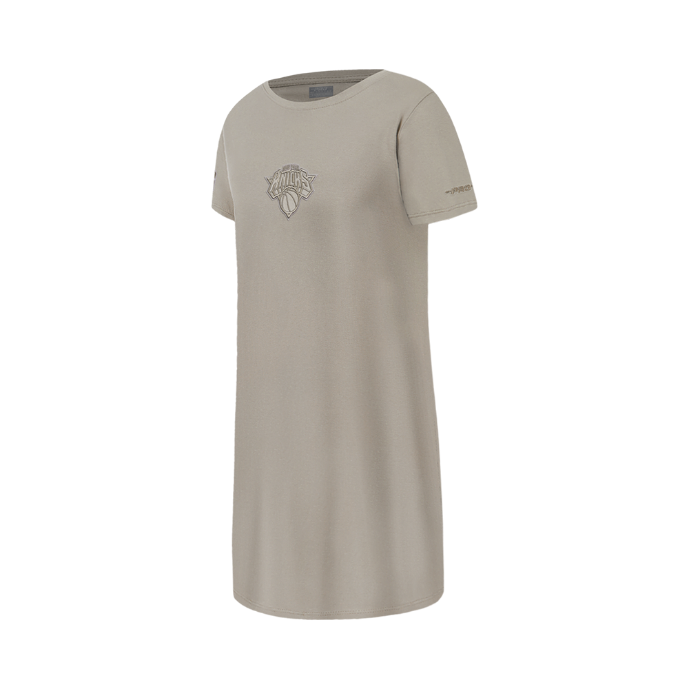 NBA NEW YORK KNICKS NEUTRAL ROBE T-SHIRT POUR FILLE JUNIOR (TAUPE)