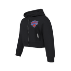 NBA NEW YORK KNICKS CLASSIC BIG GIRL'S FLC FZ HOODIE (BLACK)