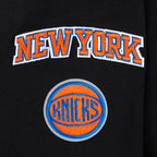 NBA NEW YORK KNICKS CLASSIC BIG GIRL'S FLC FZ HOODIE (BLACK)