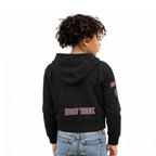 NBA NEW YORK KNICKS CLASSIC BIG GIRL'S FLC FZ HOODIE (BLACK)