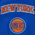 NBA NEW YORK KNICKS CLASSIC BIG GIRL'S FLC FZ HOODIE (ROYAL BLUE)