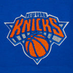 NBA NEW YORK KNICKS CLASSIC BIG GIRL'S FLC FZ HOODIE (ROYAL BLUE)