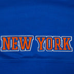 NBA NEW YORK KNICKS CLASSIC BIG GIRL'S FLC FZ HOODIE (ROYAL BLUE)