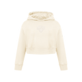 NBA NEW YORK KNICKS NEUTRAL BIG GIRL'S FLC PO HOODIE (EGGSHELL)