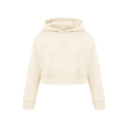 NBA NEW YORK KNICKS NEUTRAL BIG GIRL'S FLC PO HOODIE (EGGSHELL)