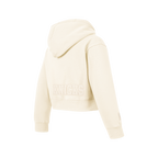 NBA NEW YORK KNICKS NEUTRAL BIG GIRL'S FLC PO HOODIE (EGGSHELL)
