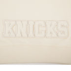 NBA NEW YORK KNICKS NEUTRAL BIG GIRL'S FLC PO HOODIE (EGGSHELL)