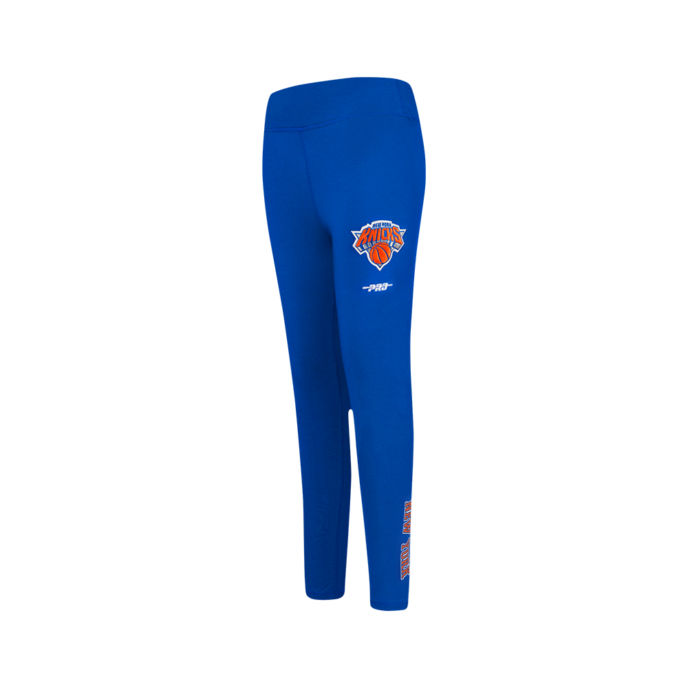 NBA NEW YORK KNICKS CLASSIC BIG GIRL'S LEGGING (ROYAL BLUE)