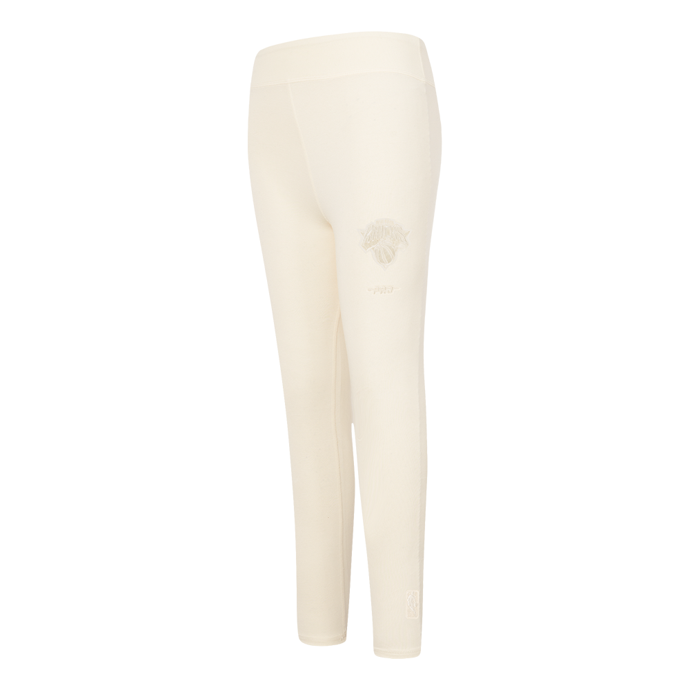 NBA NEW YORK KNICKS NEUTRAL BIG GIRL'S LEGGING (EGGSHELL)
