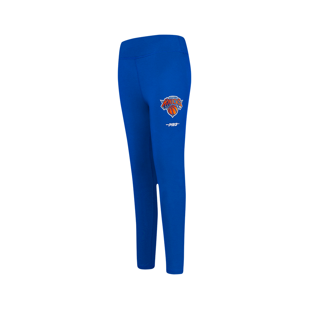 NBA NEW YORK KNICKS RETRO CLASSIC BIG GIRL'S LEGGING (ROYAL BLUE)
