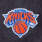 NBA NEW YORK KNICKS CHANDAIL OUATÉ À COL ROND POUR FEMME (NOIR DÉLAVÉ)