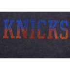 NBA NEW YORK KNICKS CHANDAIL OUATÉ À COL ROND POUR FEMME (NOIR DÉLAVÉ)