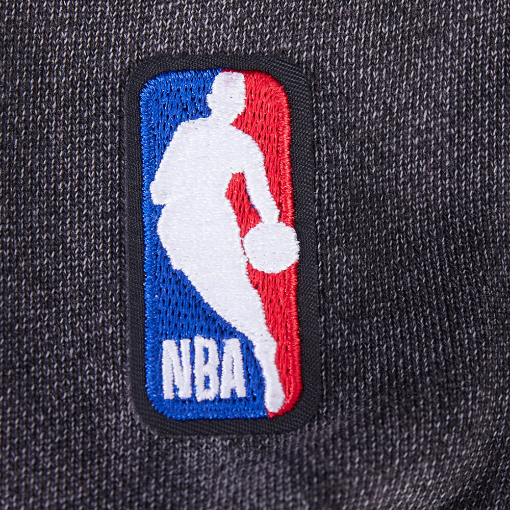 NBA NEW YORK KNICKS CHANDAIL OUATÉ À COL ROND POUR FEMME (NOIR DÉLAVÉ)