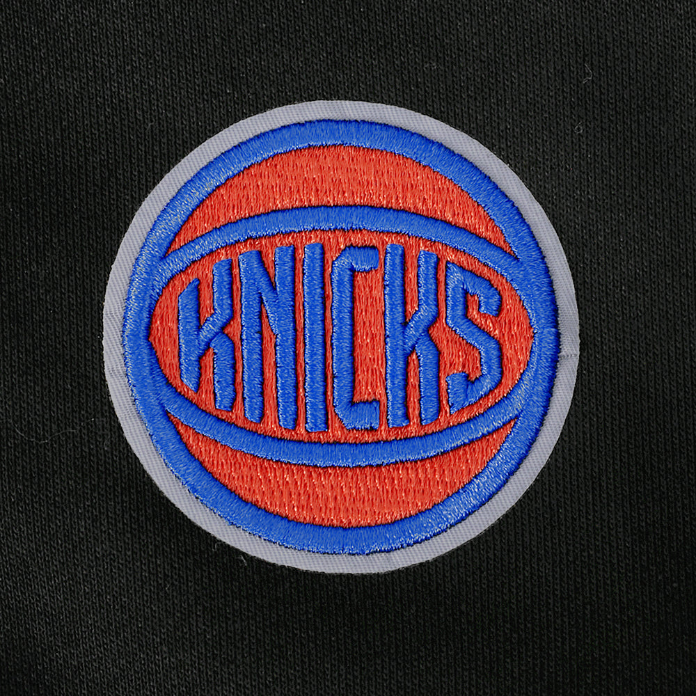 NBA NEW YORK KNICKS CLASSIC CHENILLE WOMEN'S SWEATSHIRT (BLACK)