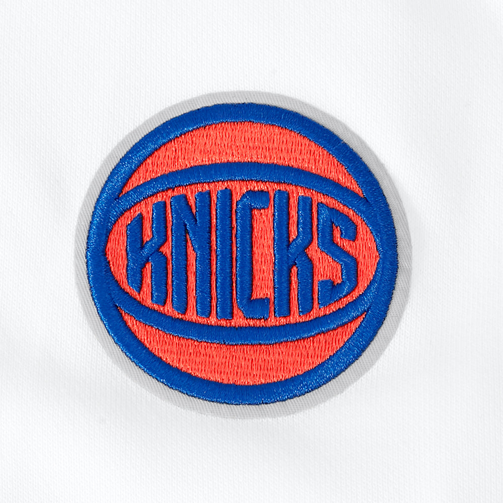 NBA NEW YORK KNICKS CLASSIC CHENILLE WOMEN'S SWEATSHIRT (WHITE)