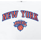 NBA NEW YORK KNICKS CLASSIC CHENILLE WOMEN'S SWEATSHIRT (WHITE)