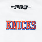 NBA NEW YORK KNICKS CLASSIC CHENILLE WOMEN'S SWEATSHIRT (WHITE)