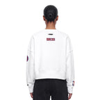 NBA NEW YORK KNICKS CLASSIC CHENILLE WOMEN'S SWEATSHIRT (WHITE)