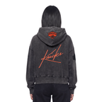 NBA NEW YORK KNICKS ECLIPSE WOMEN'S SWEATSHIRT (WASHED BLACK)