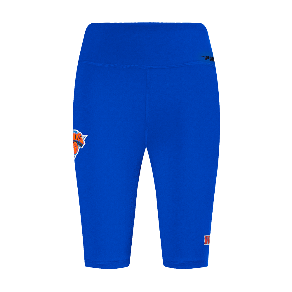 NBA NEW YORK KNICKS CLASSIC WOMEN'S COTTON BIKE SHORT (ROYAL BLUE)