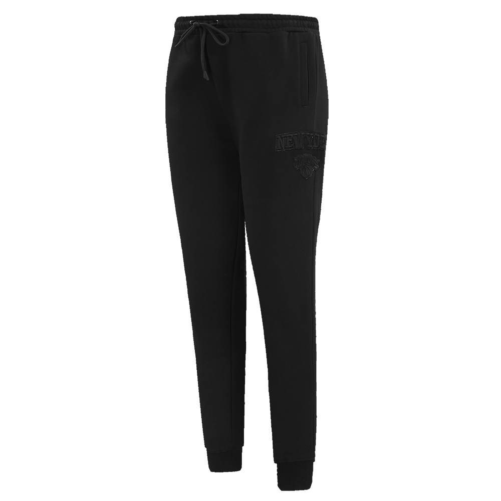 NBA NEW YORK KNICKS TRIPLE BLACK PANTALON OUATÉ POUR FEMME (TRIPLE NOIR)