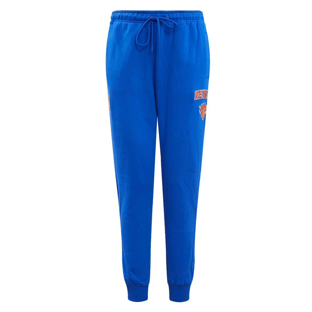 NBA NEW YORK KNICKS CLASSIC PANTALON OUATÉ POUR FEMME (BLEU ROYAL)