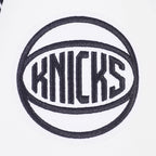 NBA NEW YORK KNICKS WOMEN'S VARSITY JACKET (BLACK/WHITE)