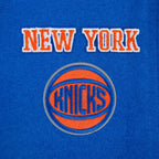 NBA NEW YORK KNICKS RETRO CLASSICS WOMEN'S COAT (ROYAL/ORANGE/ROYAL)