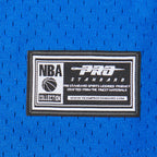 NBA NEW YORK KNICKS CLASSIC CHEMISE BOUTONNÉE EN FILET POUR GARÇON ENFANT (BLEU ROYAL/ORANGE)