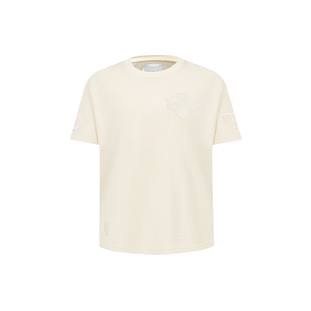 NBA NEW YORK KNICKS NEUTRAL LITTLE BOY'S SHORT SLEEVE TEE (EGGSHELL)