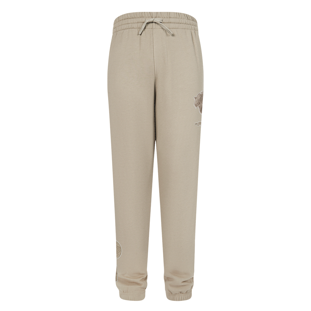 NBA NEW YORK KNICKS NEUTRAL LITTLE BOYS FLC SWEATPANT (TAUPE)