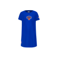 NBA NEW YORK KNICKS CLASSIC ROBE T-SHIRT POUR FILLE ENFANT (BLEU ROYAL)