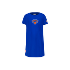 NBA NEW YORK KNICKS CLASSIC ROBE T-SHIRT POUR FILLE ENFANT (BLEU ROYAL)