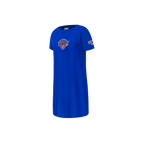 NBA NEW YORK KNICKS CLASSIC ROBE T-SHIRT POUR FILLE ENFANT (BLEU ROYAL)
