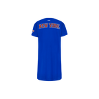 NBA NEW YORK KNICKS CLASSIC ROBE T-SHIRT POUR FILLE ENFANT (BLEU ROYAL)