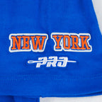 NBA NEW YORK KNICKS CLASSIC ROBE T-SHIRT POUR FILLE ENFANT (BLEU ROYAL)
