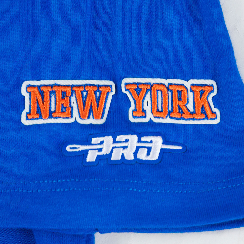 NBA NEW YORK KNICKS CLASSIC ROBE T-SHIRT POUR FILLE ENFANT (BLEU ROYAL)