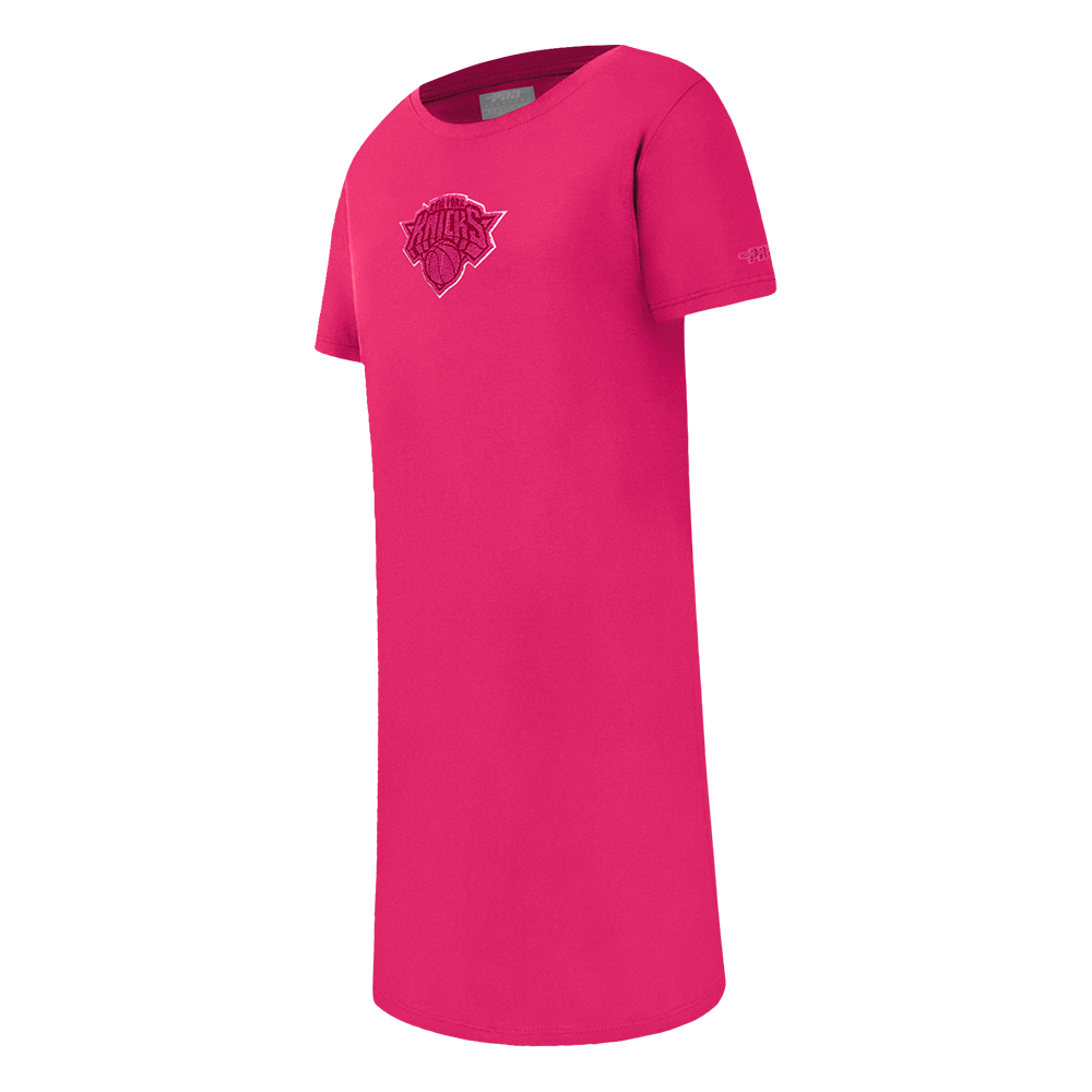 NBA NEW YORK KNICKS ROBE T-SHIRT TRIPLE ROSE POUR FILLE ENFANT (VIOLET BETTERAVE)