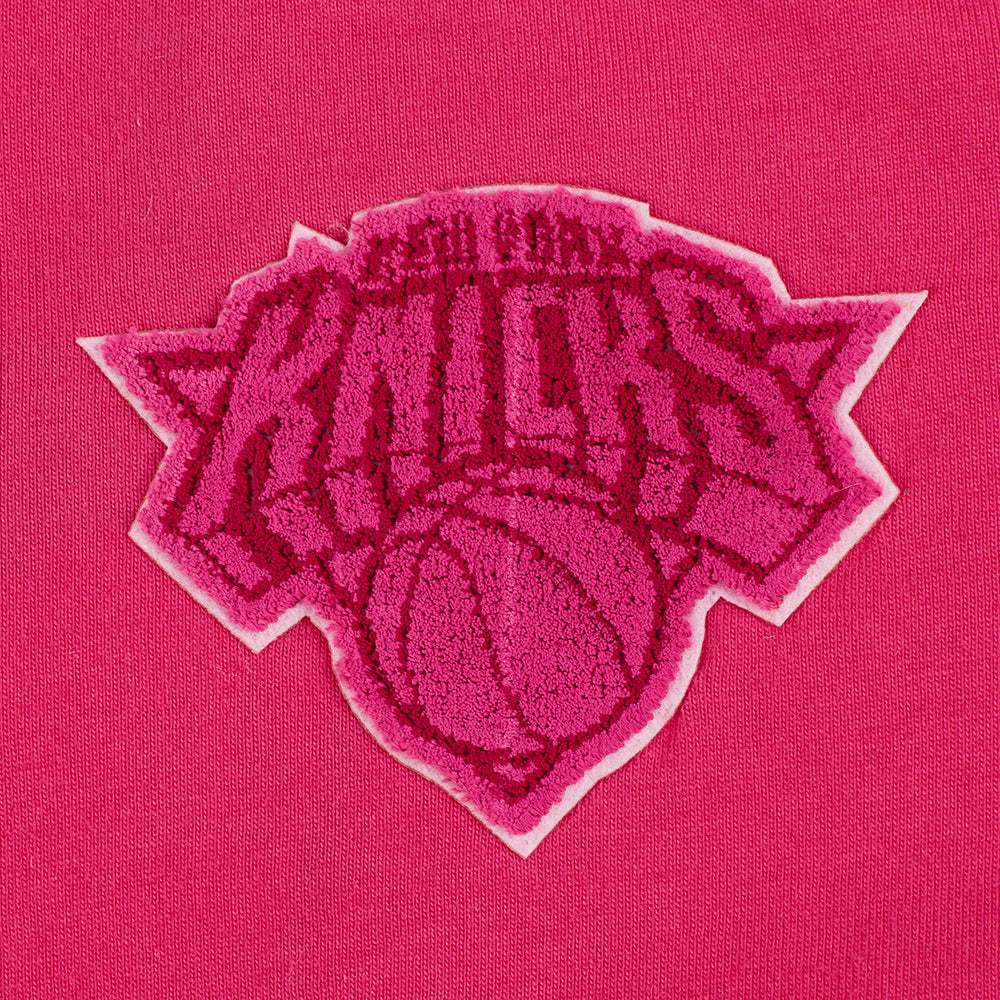 NBA NEW YORK KNICKS ROBE T-SHIRT TRIPLE ROSE POUR FILLE ENFANT (VIOLET BETTERAVE)