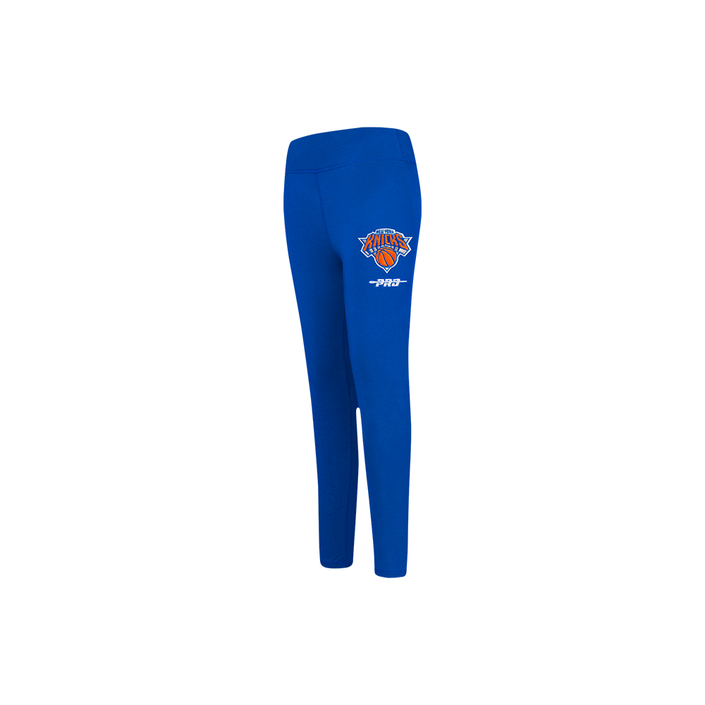 NBA NEW YORK KNICKS RETRO CLASSIC LITTLE GIRL'S LEGGING (ROYAL BLUE)