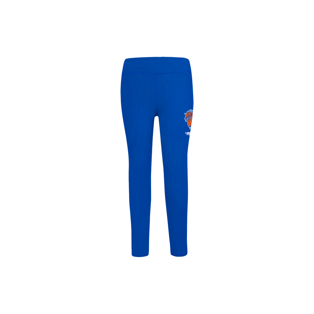 NBA NEW YORK KNICKS RETRO CLASSIC LITTLE GIRL'S LEGGING (ROYAL BLUE)