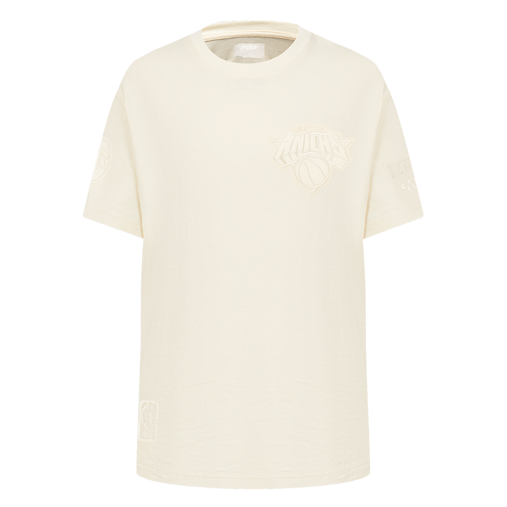 NBA NEW YORK KNICKS NEUTRAL TODDLER BOY'S SHORT SLEEVE TEE (EGGSHELL)