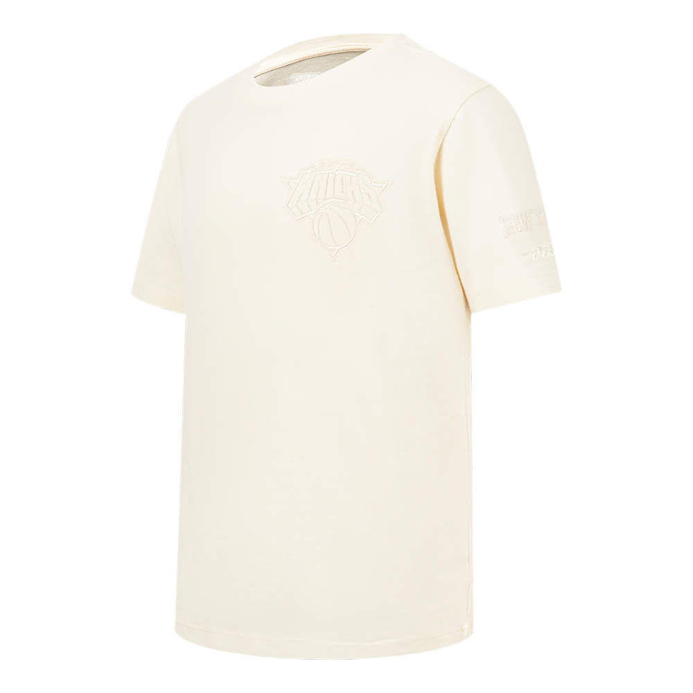NBA NEW YORK KNICKS NEUTRAL TODDLER BOYS SHORT SLEEVE TEE (EGGSHELL)