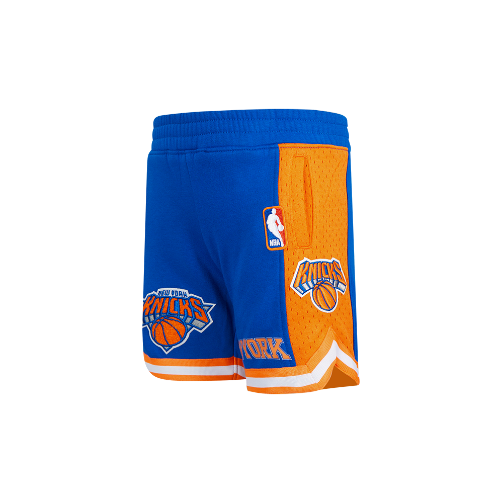 NBA NEW YORK KNICKS CLASSIC TODDLER BOY'S FLEECE 2.0 SHORT (ROYAL BLUE/ORANGE)
