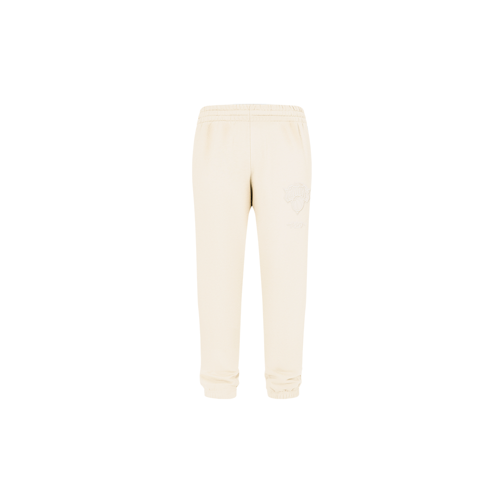 NBA NEW YORK KNICKS NEUTRAL TODDLER BOY'S FLC SWEATPANT (EGGSHELL)