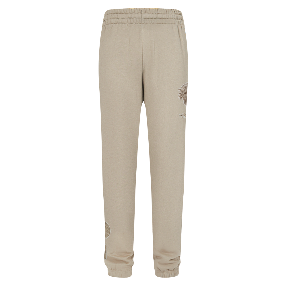 NBA NEW YORK KNICKS NEUTRAL TODDLER BOY'S FLC SWEATPANT (TAUPE)